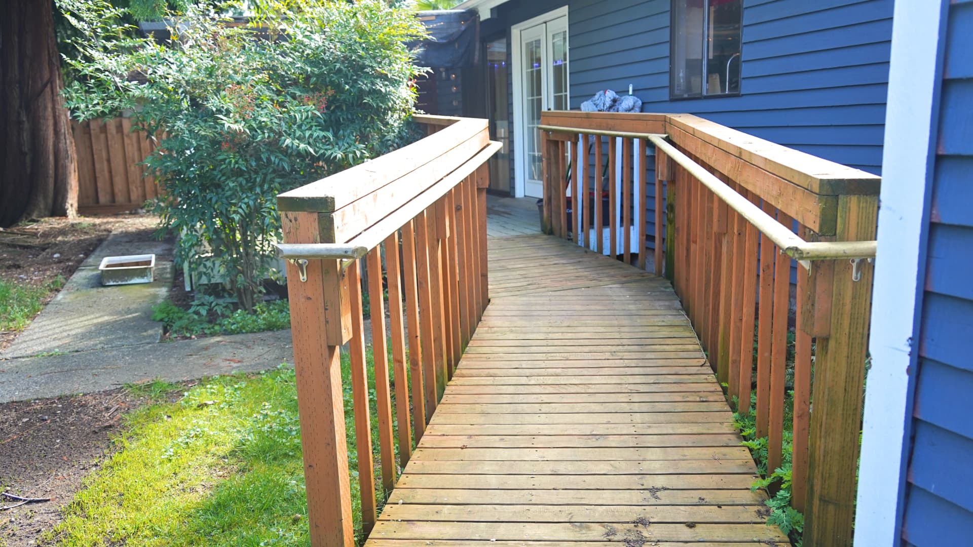 Bathroom with accessibility features
