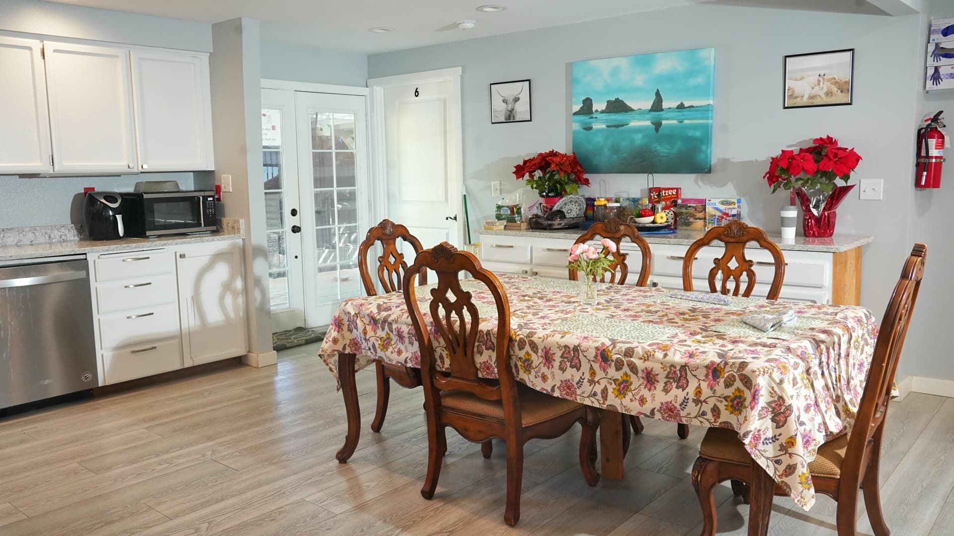 Morning light in the living room