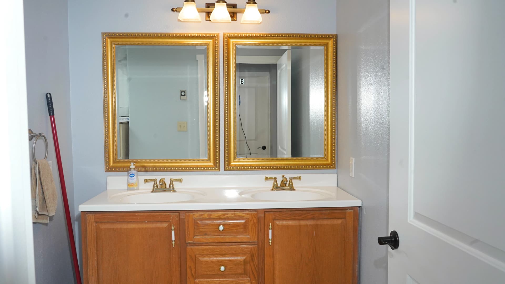 Warm interior lighting